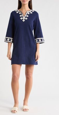 Tommy Bahama Sunset Harbor Cotton Dress in Coastline at Nordstrom, Size X-Small