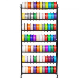OEM Estante De Almacenamiento De Filamentos 7 Niveles Para Impresi&oacute;n 3d Soporte De Metal Para Carretes De Filamento 840 X 320 X 1650 Mm Estante Fijo Para 