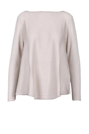 Wild Cashmere Silk and Cashmere Sweater - Beige