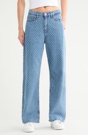 Rag & Bone Lori High Waist Straight Leg Jeans in Sanatoga at Nordstrom Rack, Size 32