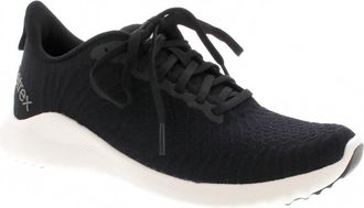 Aetrex Womens Emery Arch Support Sneaker In Black
