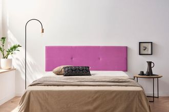 Moonia Moonia - Cabecero Tapizado Alma Acualine 100x50x5 Cm - Fucsia