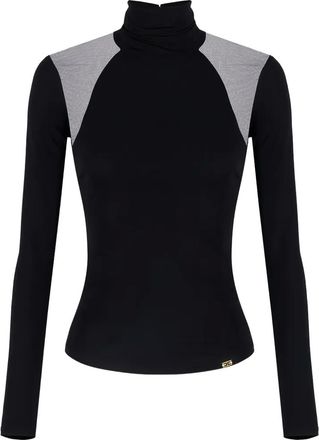 Elisabetta Franchi long-sleeved top - Black