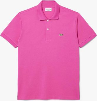 Lacoste Mens Classic Fit L.12.12 Original Polo Shirt - Pink - Size: 36