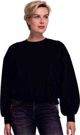 Zhrill Dames, Sweatshirts & Hoodies, Zwart, Maat: S