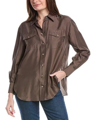 Brunello Cucinelli Silk Shirt