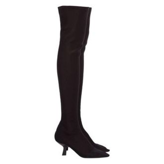 Ferragamo Over-the-Knee Stretch Boots, Size 7 C