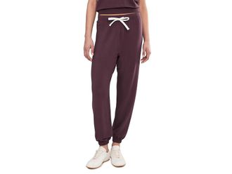 SPLITS59 Andie Oversized Fleece Sweatpants Womens Clothing Dark Cherry : XL, Fleece/Modal/Spandex