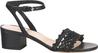 AGL Lala Sandal Straw Leather Sandal
