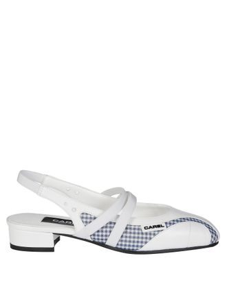 Carel Slingback Shoe with Wide Heel