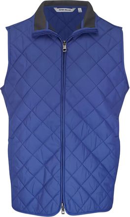 Peter Millar Gilet Essex trapuntato - Blu