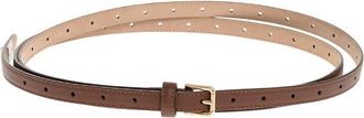 Dolce & Gabbana Brown Logo Slim Belt