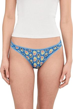 Free People Cool And Collected Undies Womens Underwear Cobalt Combo : MD (Womens 8-10), Elastane/Modal