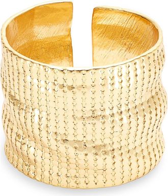 Karine Sultan Chainmail Cuff Bracelet in Gold at Nordstrom