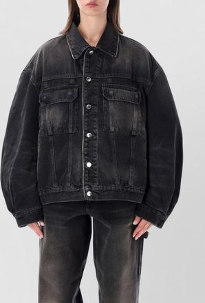 Haikure denim oversized jacket