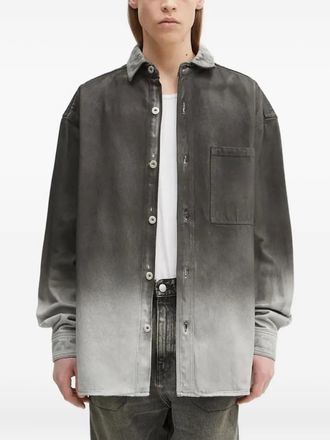 Marcelo Burlon Camicia con effetto sfumato - Grigio