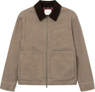 Wood Wood WWBo Jas 25197 - Heren - Zomerjassen - Beige - M - Katoen - Jassen
