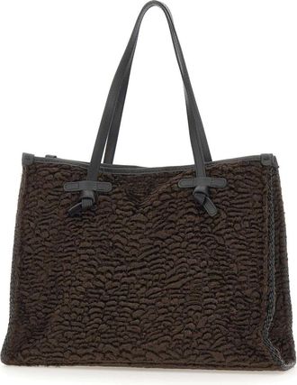 Gianni Chiarini Marcella Schoudertas - Dames - Shoppers - Bruin - ONE Size - Leer - Tassen