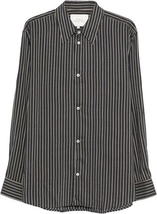 STUDIO NICHOLSON Striped Button Shirt