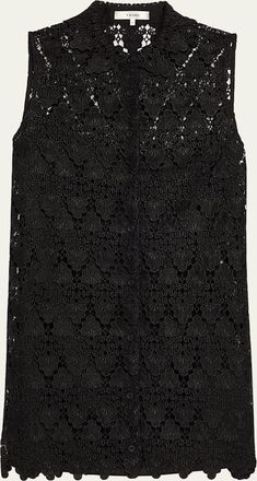 Frame Denim The Deco Lace Mini Dress