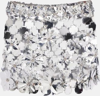 Paco Rabanne Embellished chainmail miniskirt
