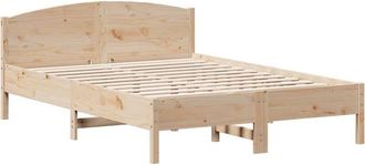 vidaXL Vidaxl - Estructura De Cama Sin Colch&oacute;n Madera Maciza De Pino 160x200 Cm