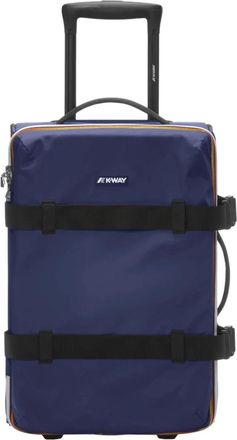 K-Way Reistrolley Blossac - unisex - Handbagage koffer - Blauw - ONE Size - Nylon - Koffers