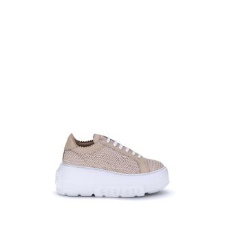 Casadei Nexus Platform Sneaker - Beige