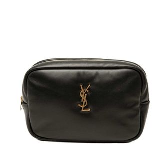 Saint Laurent Pre-owned Saint Laurent Padded Lambskin Calypso Pouch Ladies YI6WXU977YT5UQ94