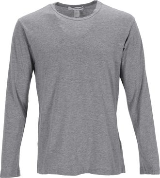 Comme Des Gar&ccedil;ons Comme des Gar&ccedil;ons T-shirt met lange mouwen van grijs katoen