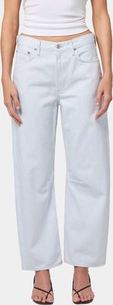 Citizens Of Humanity Miro Reworked Stripe Jean In White/blue Stripe