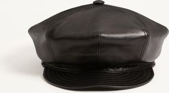 Valentino Garavani Berretto Valentino Garavani VLogo Signature In Pelle Donna NERO 55