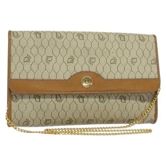 Dior Pre-owned Clutches, female, Beige, Size: ONE SIZE Pre-owned Vintage Shoulder Bag
