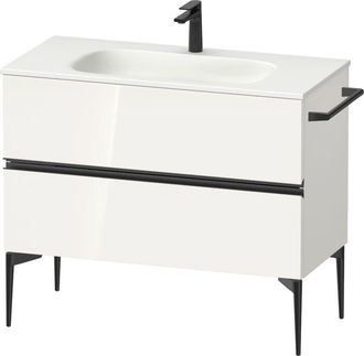 Duravit Duravit - Sivida Mueble Bajo Lavabo, 2 Cajones, Tirador Diamante