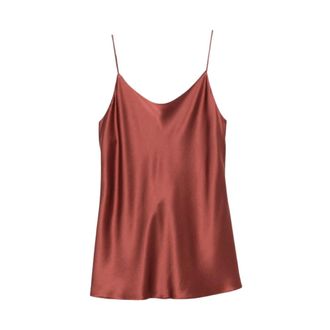 Max Mara Mouwloze Tops - Dames - Tops - Rood - Maat: XS
