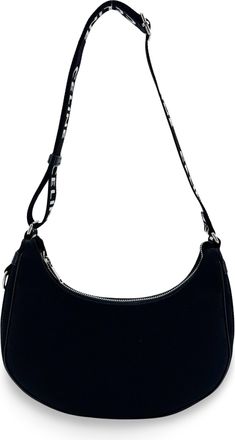 Celine Ava Triomphe Coated Canvas Black Textile Handbag (Pre-Owned)