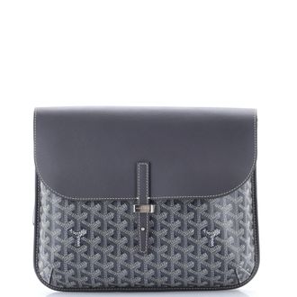 Goyard Coursier Messenger Bag Coated Canvas and Leather