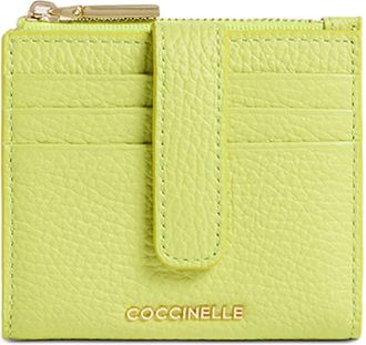 Coccinelle Portafoglio con bottone a pressione - Verde