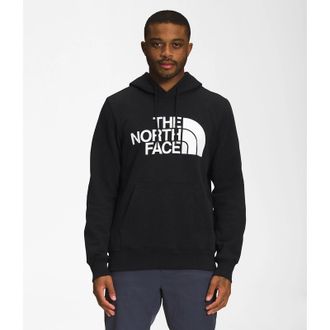 The North Face Half Dome Hoodie Mens Black Graphic Cotton Pullover UPS1326