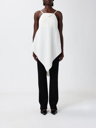 Balenciaga Top asimmetrico in lana e seta Balenciaga