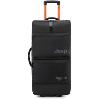 Jeep JS006B 27 Inch Two Wheel Rolling Travel Duffle Bag in Black at Nordstrom