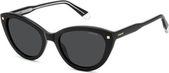 Polaroid Stijlvolle zonnebril in zwart - unisex - Zonnebrillen - Zwart - 54 MM - Accessoires