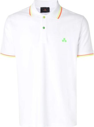 Peuterey Korte Mouw Polo Shirts Wit - Heren - Polos - Wit - S - Tops