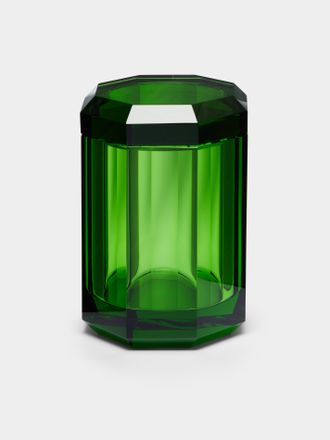 Decor Walther Cut Crystal Lidded Jar