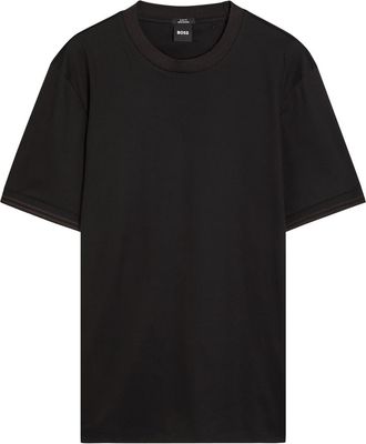 BOSS Boss Tessler Cotton T-shirt - Black - Xxl