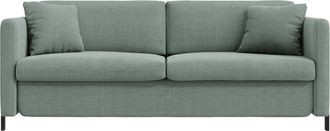 MICADONI 3-Sitzer Design Sofa Gloria mit Bettfunktion - Strukturstoff