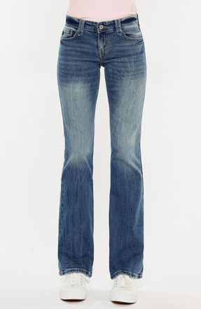 Kancan Jewel Low Rise Bootcut Jeans in Medium Wash at Nordstrom, Size 27