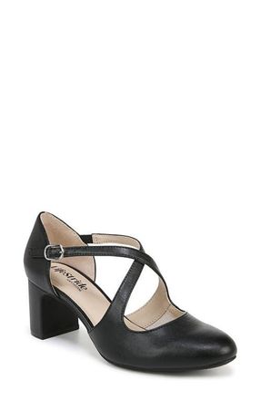 Life Stride Tracy Pump in Black Leather at Nordstrom, Size 8.5