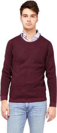 Gas Trui met ronde hals - Heren - Ronde hals truien - Rood - 2XL - Wol - Truien & Vesten