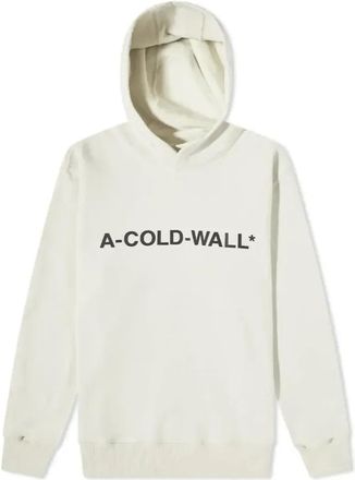 A-Cold-Wall* Logo Popover Hoodie Bone White ACWMW057-BONE